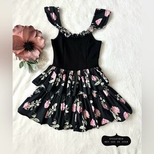 LoveShackFancy Sanam Floral Mini Dress Size 2